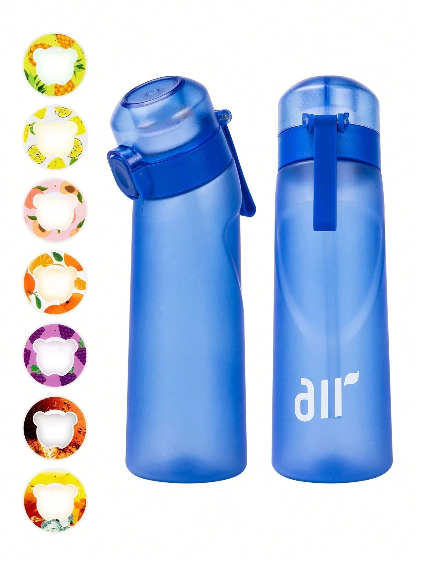 650Ml Air Water Bottle with 7 Fruit Pods Included Flavoured Water Bottle Up UK