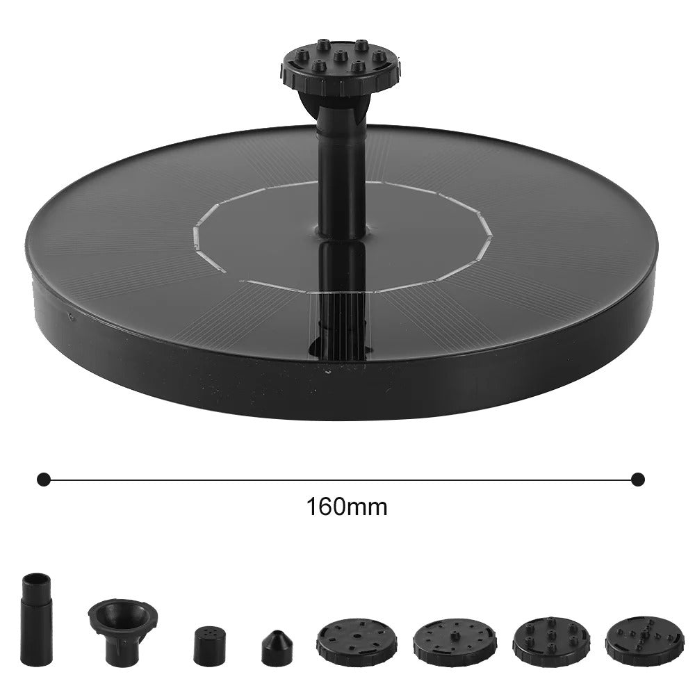 🌞 Solar-Powered Fountain Pump – Self-Running Water Feature for Ponds, Pools & Bird Baths! 🌊